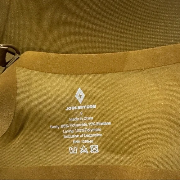 NWT EBY One Piece Contour Balconette Bra in Butternut - Sz Small - Picture 8 of 10